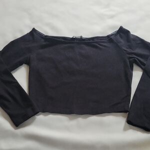 Jrs Forever 21 Black Crop Top